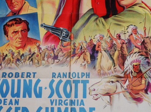 WESTERN UNION 1941 * FRITZ LANG * ROBERT YOUNG * RANDOLPH SCOTT * MOVIE POSTER!! - Picture 6 of 12