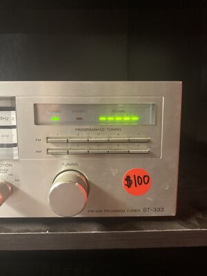 Sony ST-333S AM/FM/SW1/SW2 Program Tuner Component - Vintage Sony ST-333S AM/FM/SW1/SW2 Program Tuner Component - Vintage