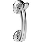 Satin Chrome Modern Teardrop Style Door Knocker (SCP2005)