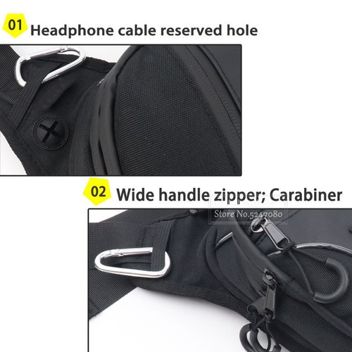 2022 Motorrad Beintasche Wasserdicht Taille Oberschenkel Gürtel Hip Pack Seitentasche für Herren - Bild 14 von 30