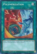 Yugioh! Polymerization (B) (HERO Art) - RA03-EN051 - Secret Rare - 1st Edition N