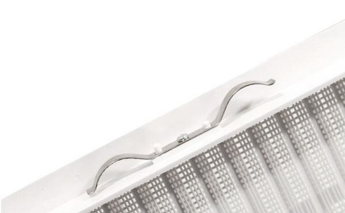 GRIGLIA DI VENTILAZIONE AREAZIONE DA ESTERNO IN PLASTICA RETTANGOLARE CM 24 x 14 - Foto 4 di 5