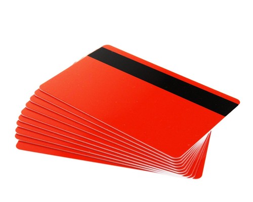 Premium ISO White & Coloured PVC Plastic HI-Co Magnetic Strip ID Card 14 Colours - Picture 11 of 16