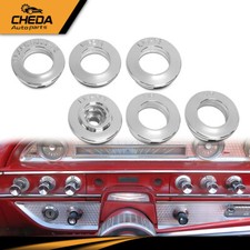 Fit For 1962 Ford Galaxie Switch Bezels Lighter Wipers Lights Air Control Knob Fit For 1962 Ford Galaxie Switch Bezels Lighter Wipers Lights Air Control Knob