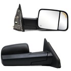 Fit 02-08 Dodge Ram 1500 03-09 Ram 2500 Towing Mirrors Power Heated Arrow Lamp