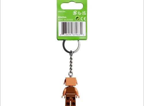 Lego Minecraft Piglin Minifigure Keyring 854244 Keychain - Picture 2 of 4