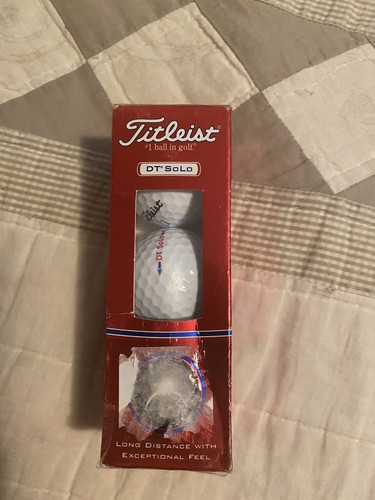 Titleist DT SOLO Golfbälle - Hülle mit 3 Golfbällen NEU - Bild 1 von 3