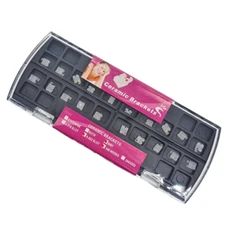 Dental Orthodontic Ceramic Brackets Braces Roth 0.022 Slot 3-4-5 Hooks