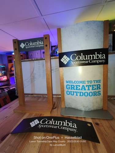 Columbia Sportswear Store Sign Collection -3 Actual Store Signs From Columbia... - Picture 2 of 16