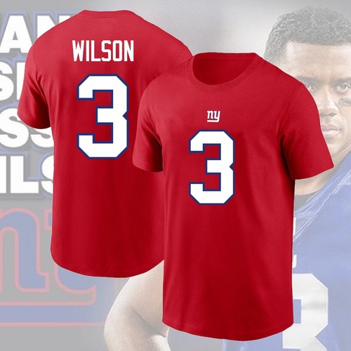 FAST SHIP!! Russell Wilson #3 New York Giants Name & Number 2025 Player for Fans - Picture 11 of 13