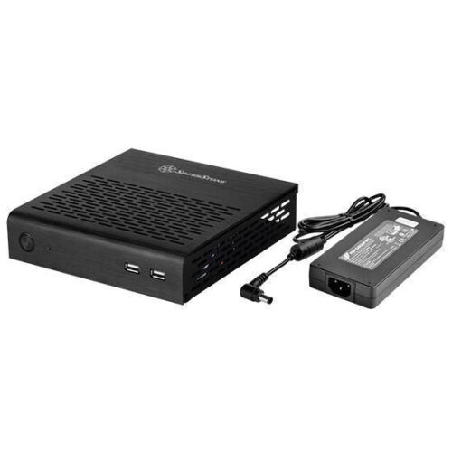 Silverstone PT13B-120 Thin-Mini-ITX Vesa Mounting Super Small Chasis w/ 120W - Picture 3 of 4
