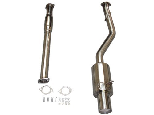 Exhaust Catback System For 86-92 Toyota Supra MK3 Turbo,3" Pipe,7" Big Muffler