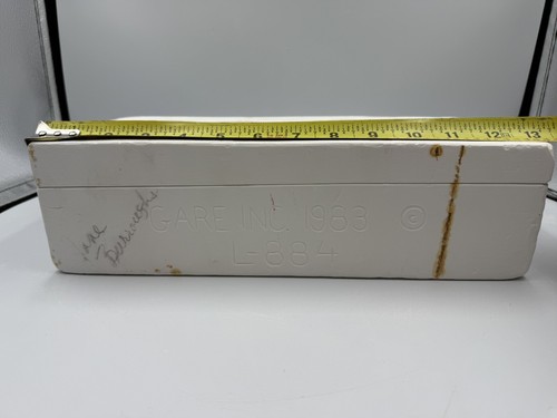 VTG 1983 Gare Inc L-884 Ceramic Slip Casting Mold Shaker Heart Box 13”x6.5”x4” - Picture 4 of 6