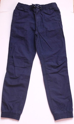 POLO RALPH LAUREN BOYS BLUE NAVY COTTON JOGGER PANTS SIZE 7 USED - Picture 1 of 7