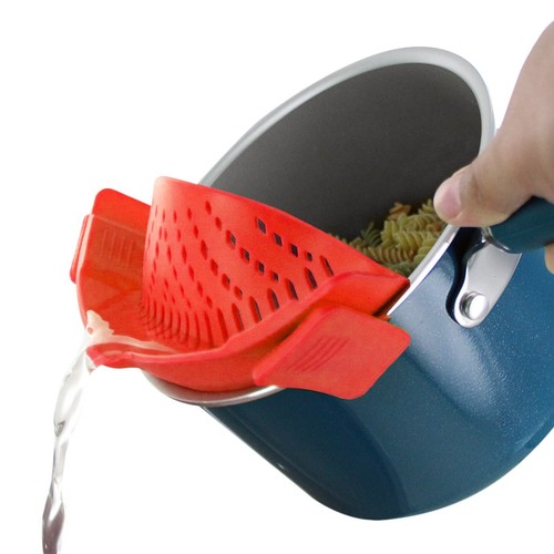 Kitchen Strainer Snap 'n Strain Pot and Pasta Strainer Set of 2 - Picture 10 of 12