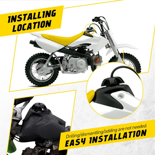 Gas Fuel Petrol Tank Tap Cap CRF50 Style 110 125cc/140cc PIT PRO Trail Dirt Bike - Picture 3 of 8