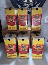 C* Used Ketchup Dispensers BULK DISCOUNT 1.5 Gallon Stainless Steel Server 07624