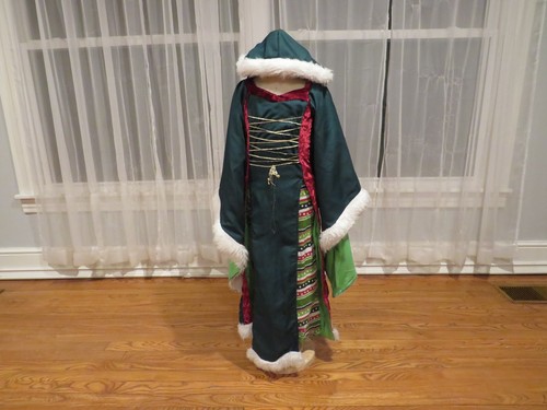 Weihnachtskleid Mädchen Mittelalter/Fantasy inspiriert - Bild 1 von 11