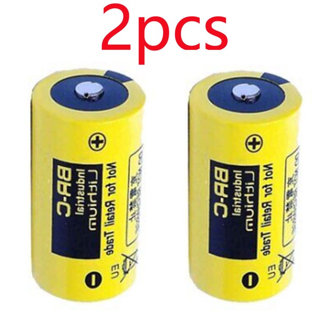 2pcs BR-C 3V Battery for A02B-0120-K106/A98L-0031-0007/BR26500 Non-rechargeable 2pcs BR-C 3V Battery for A02B-0120-K106/A98L-0031-0007/BR26500 Non-rechargeable