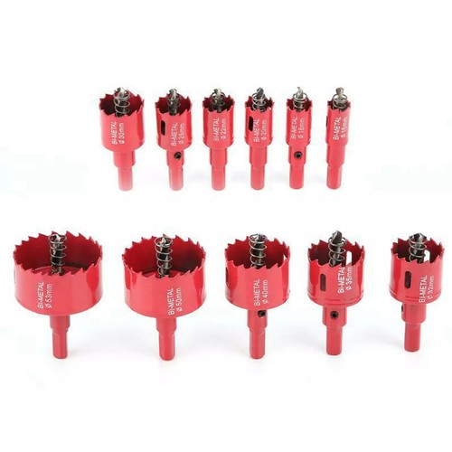 Bi-Metal Hole Saw HSS Hole Cutter Arbor Pilot Drill Bit For Iron Pipe 15-300 mm - Picture 32 of 150