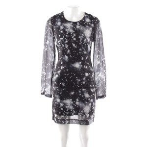 Robe Schwarz Gr Weiß Seidenkleid Etuikleid Berlin Lala Kleid Xs Damen Dress fIEAzyq