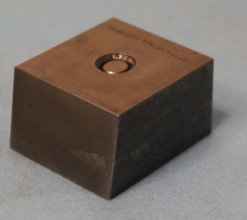 Vintage RUTGERS UNIVERSITY Class Ring Top STEEL STAMPING DIE CG25 - Picture 4 of 4