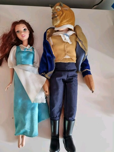 Disney Store Prince Adam Beauty and The Beast Doll Belle Removable Head - Picture 2 of 15