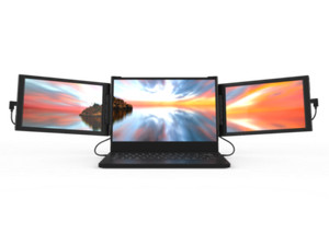 Xebec Tri-Screen 2 (XTS2) 10.1'' IPS LCD Dual Screen Monitor