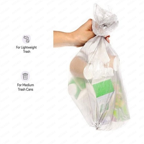 180PCS/6 rolls Clear Trash Bag, Commercial Home Can Liners Multi-Use Garbage Bag - Picture 2 of 9
