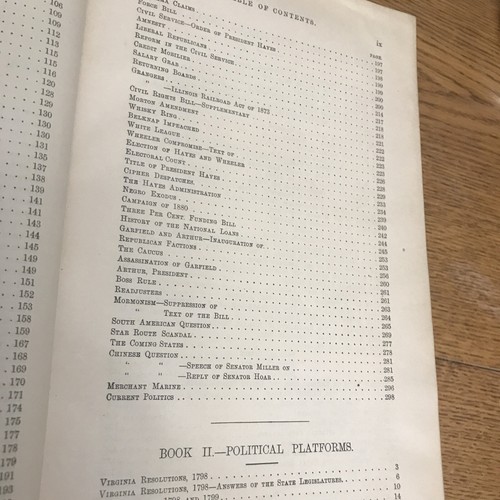 American Politics From The Beginning until Now 1882 Antique Book US History - Picture 11 of 19