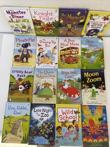 Usborne Books Very First Reading Library Box Set of 15 Hardcover Learn to Read - Picture 6 of 8