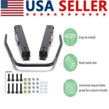 Universal Racing Car Seat Dual Lock Sliders Mount Rail Fit NRG Sparco # RW256