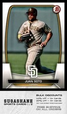 2023 Bowman 52 Juan Soto   Padres  Baseball Card