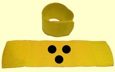 Blindenarmbinde f&uuml;r Sehbehinderte Klettverschluss elastisch universal 7cm breit