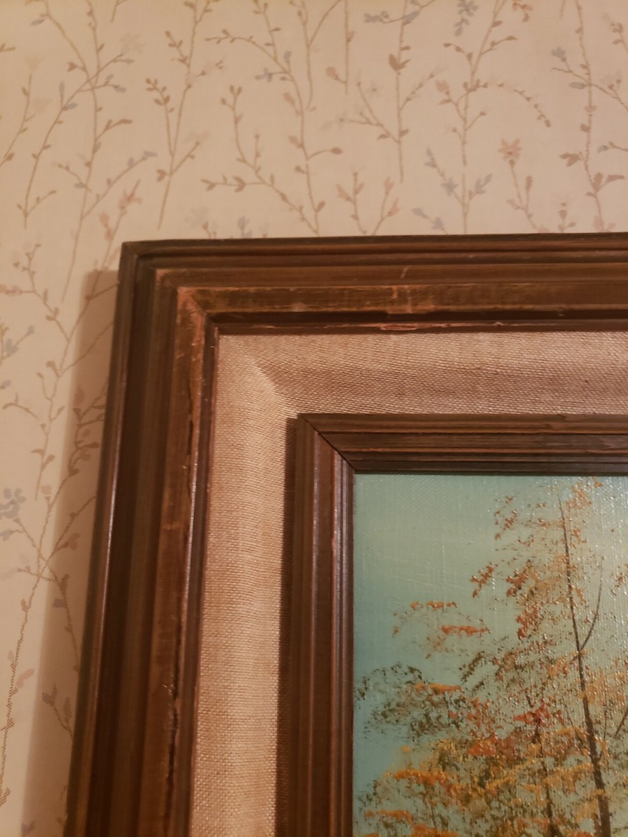 G Whitman 油彩画　油絵　絵画　アンティーク G Whitman 油彩画 油絵 絵画 アンティーク - メルカリ