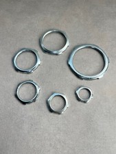 2" Threaded Conduit Locknut; zinc plated steel; box of 100