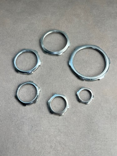 Tuerca de seguridad conducto roscado 1"; acero galvanizado; caja de 25 - Imagen 1 de 4