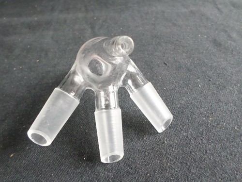 Ace Glass 14/20 Cow Type Fractional Vacuum Distillation Receiver 9403-08 - Picture 4 of 5