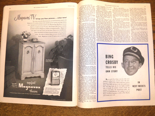 Saturday Evening Post February 7, 1953 Jack Welch cover 1950s Ads, Styles, Autos - Picture 14 of 14