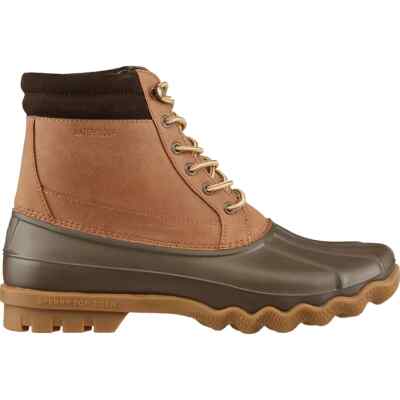 Sperry Top-Sider Brewster Duck Boots, Brown Leather/Black, Mens 10 Sperry Men main image 4