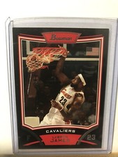 2008-09 Bowman Lebron James Card #3, Cleveland Cavaliers Good Condition