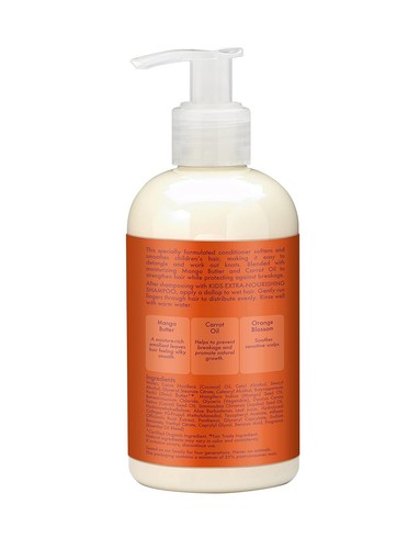 SheaMoisture Mango Carrot KIDS Extra-Nourishing Shampoo Conditioner Dry Hair 8Oz - Picture 3 of 9