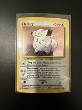 Pokémon TCG Clefairy Base Set 5/102 Holo Shadowless Holo Rare