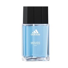 Adidas Moves Eau de Toilette Spray for Men Masculine Floral Fragrance 1 Oz