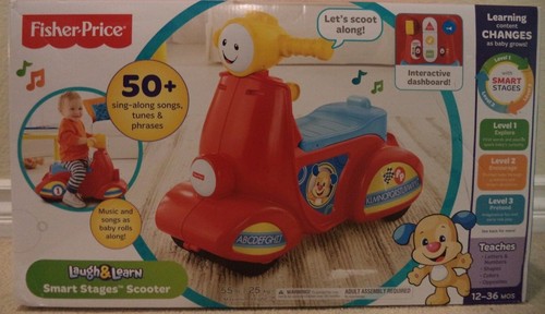 FISHER PRICE LAUGH AND LEARN SMART STAGES SCOOTER CGX01 *NEW* - Picture 1 of 6