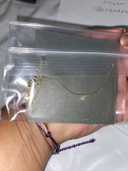 Alternate view of Shashi Gold Plated Cowrie Shell Charm Pendant Baltic Necklace 15.75" 18" New