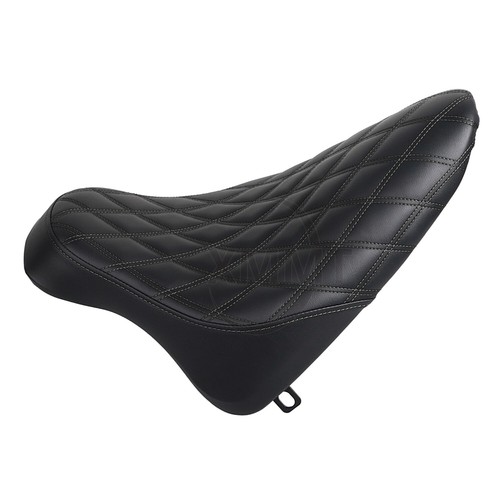 Black Butt Bucket Solo Seat For Harley Fat Boy Heritage Softail Classic FLSTC - Picture 5 of 18