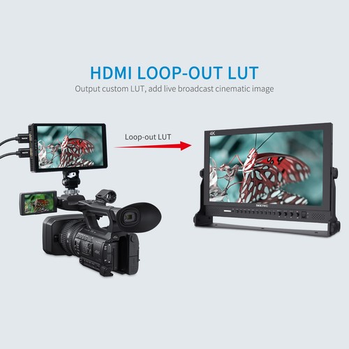 FEELWORLD CUT6 6 inch DSLR Recording Field Monitor Touch 4K HDMI USB2.0 Recorder - Picture 6 of 9