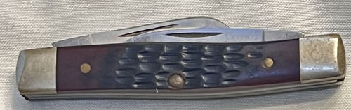 CASE XX Knife Made in USA 1989, 2 Dot 63033 Jigged Delrin Handles SS - Picture 1 of 17