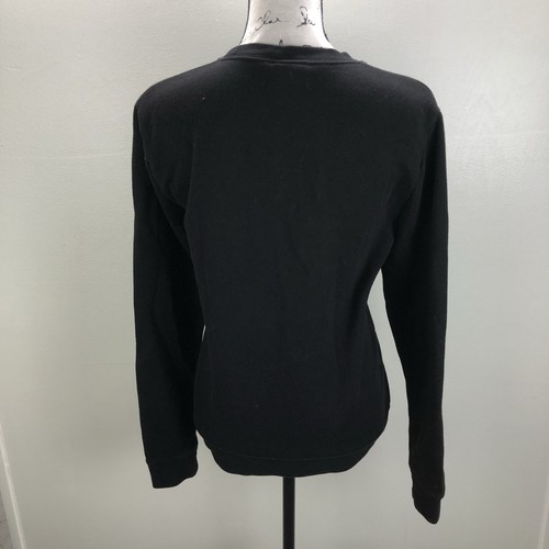 H&M Crew Neck Graphic Black Pullover Sweatshirt Men's Size M - Picture 3 of 12